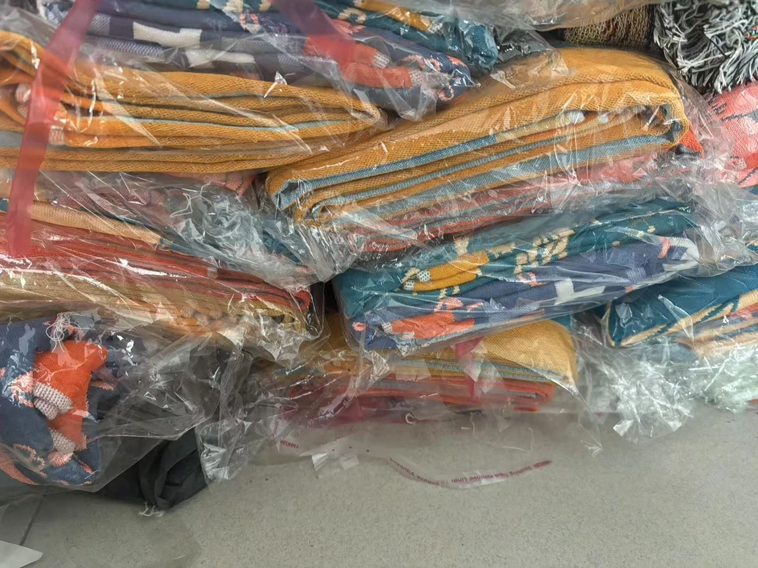 色织提花纱布不挑花色枕巾一条装 大号枕头巾加大 家用 透气