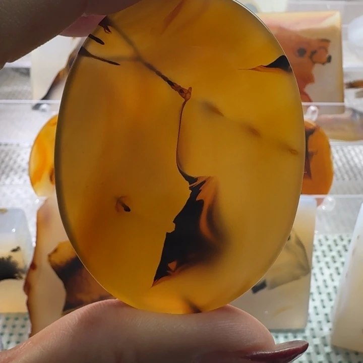 玛瑙/玉髓未镶嵌项链