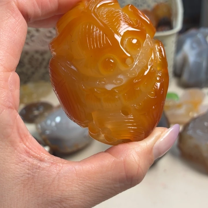 玛瑙/玉髓未镶嵌吊坠(不含链)