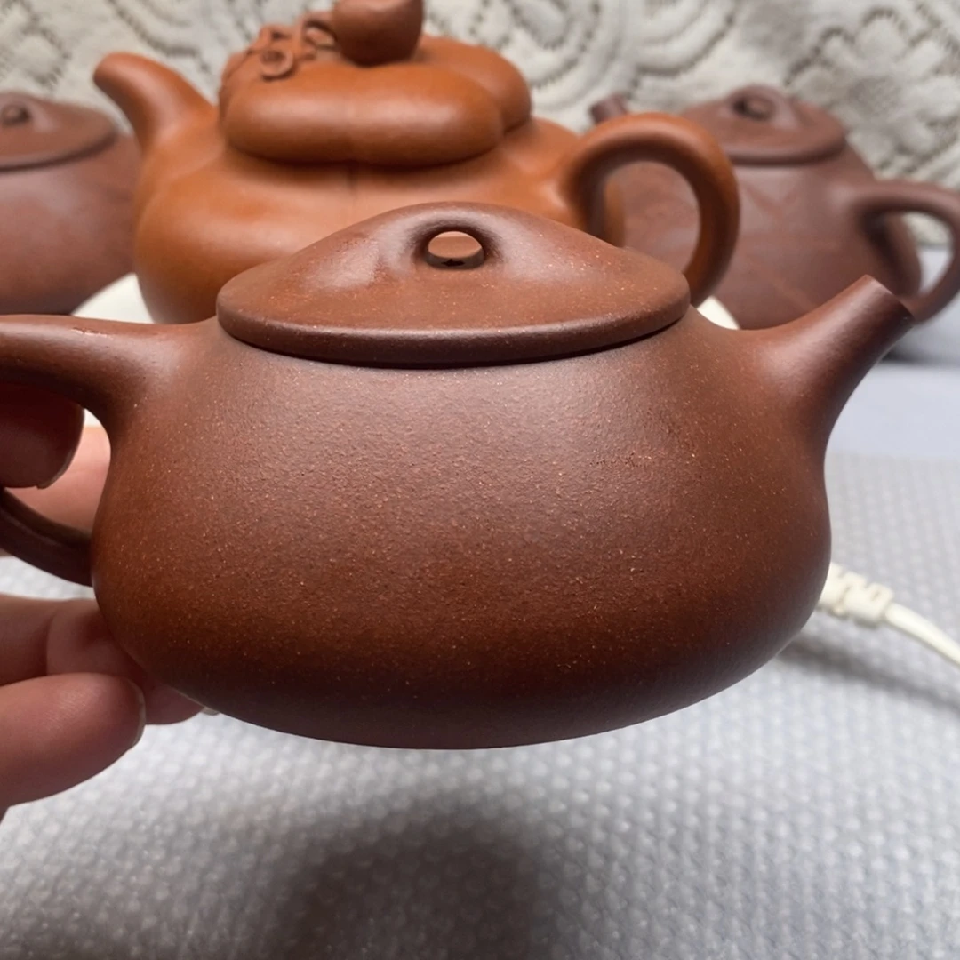 空***界茶壶紫砂黄龙山红粽泥
