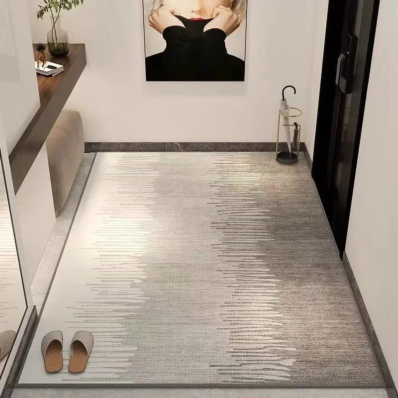 家用入户门高端进门门口水晶绒脚垫吸水防滑入门高级地毯可剪裁