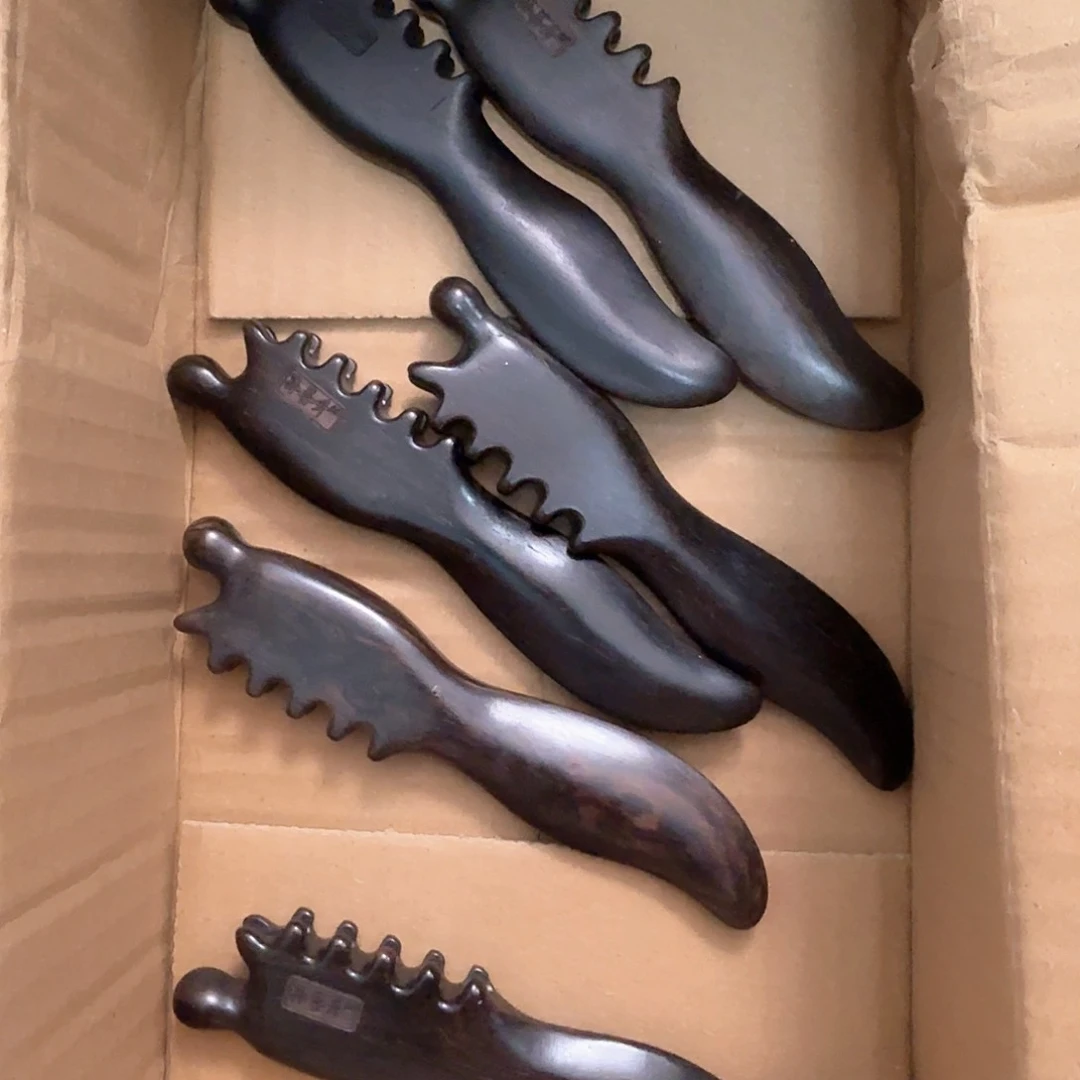 紫光檀小凤凰眼部放松工具瑕疵