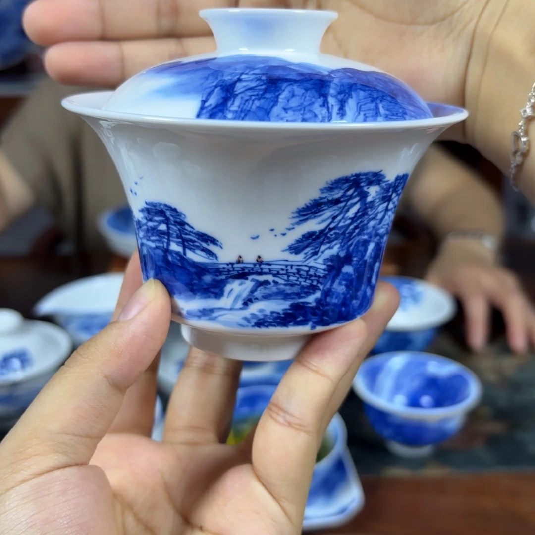 国一王老师手绘山水