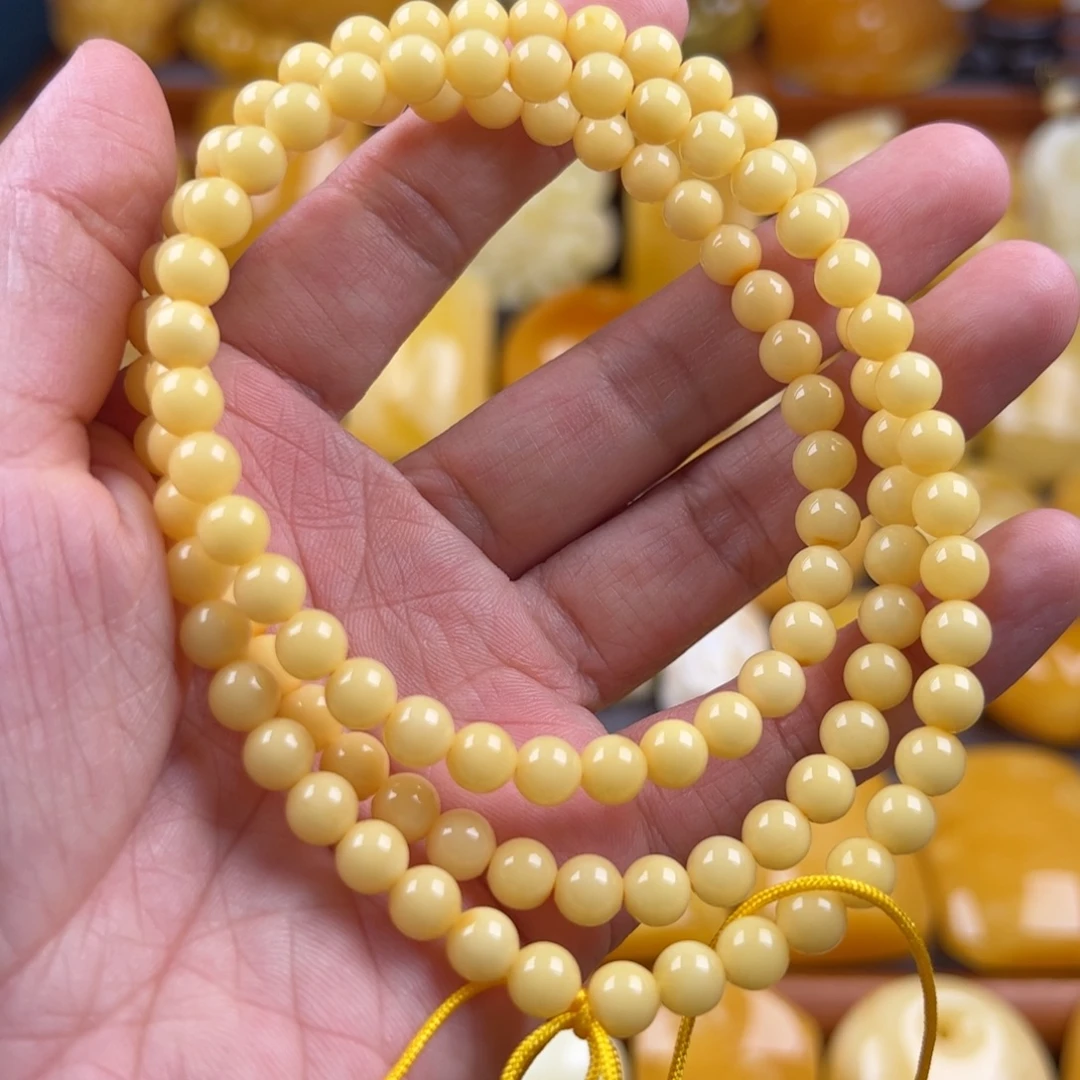 g***a琥珀颈饰未镶嵌纯天然琥珀蜜蜡无优化
