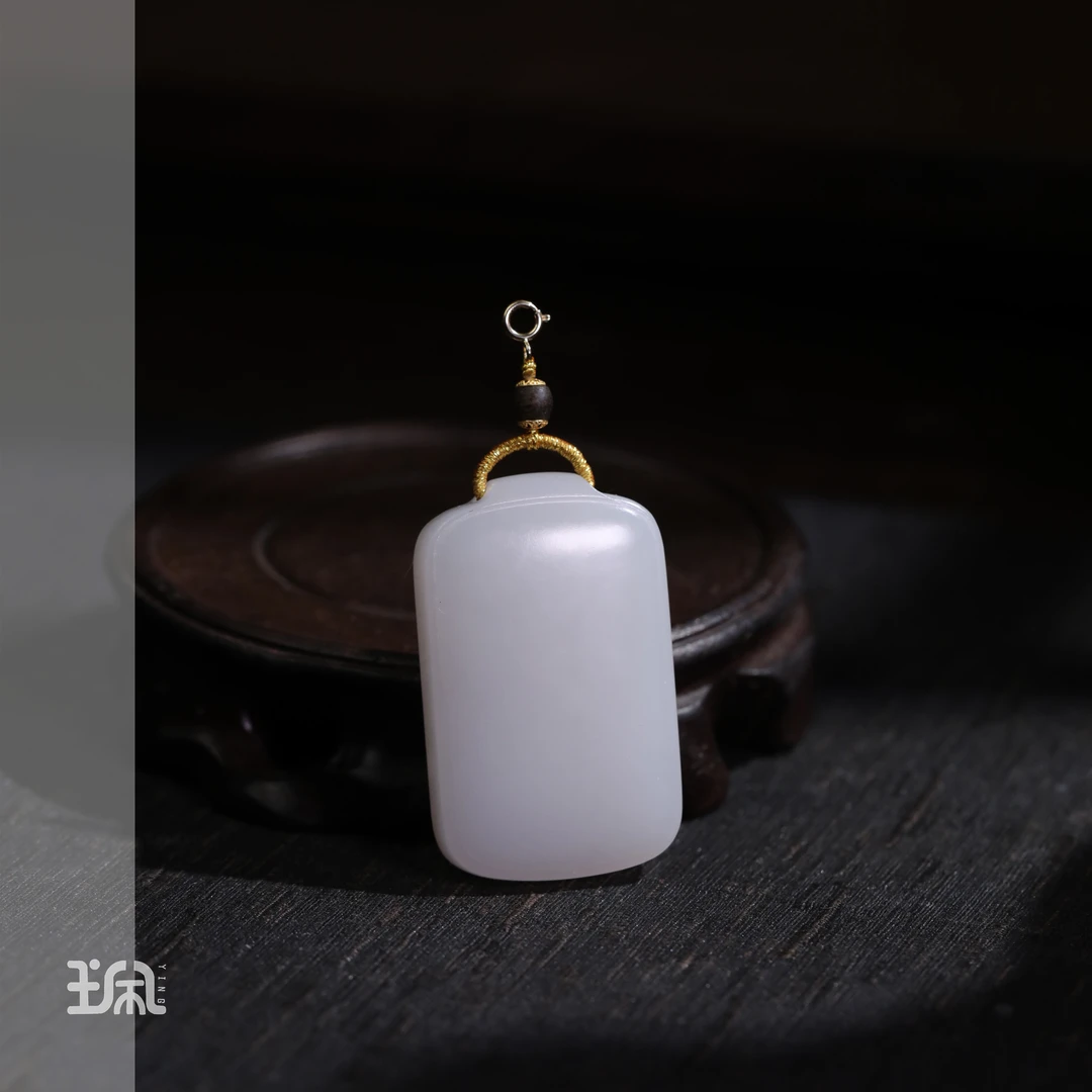 单坠/山清韵|和田玉*18K金镶嵌LYB24123007多样性发其一