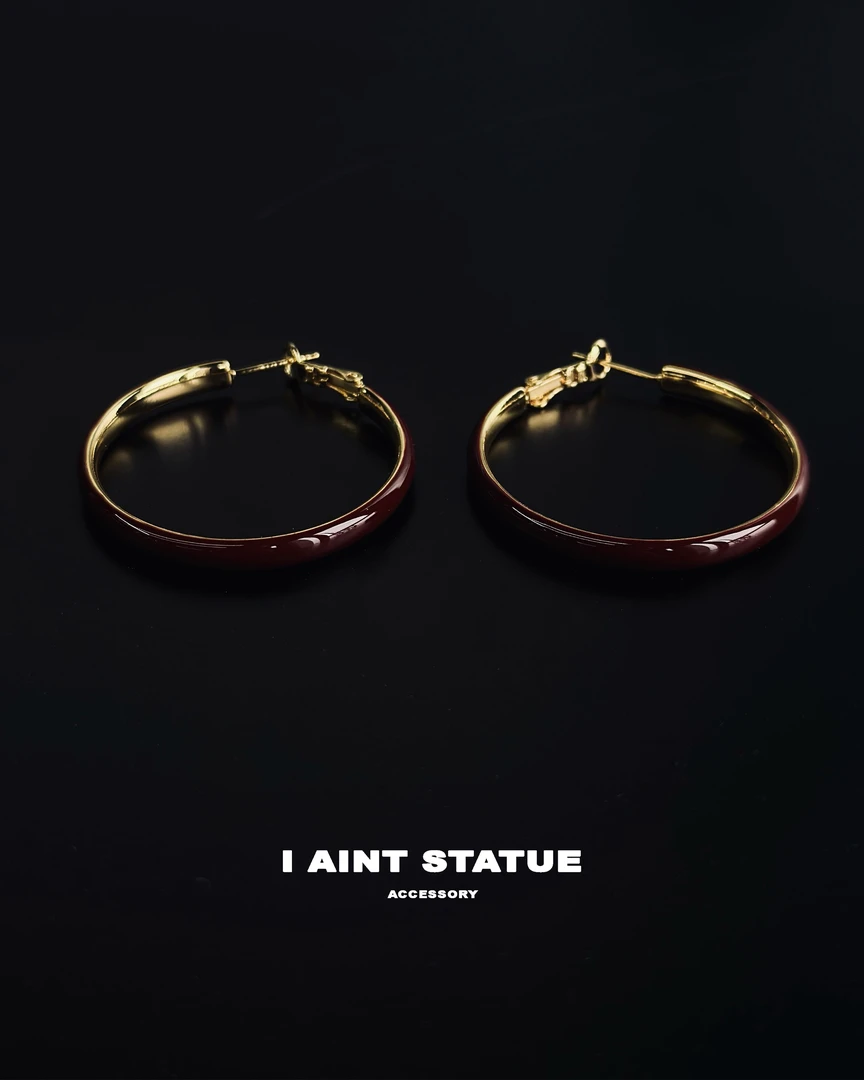 铜合金石英石耳饰 925银耳针时尚复古拼色圆形耳环