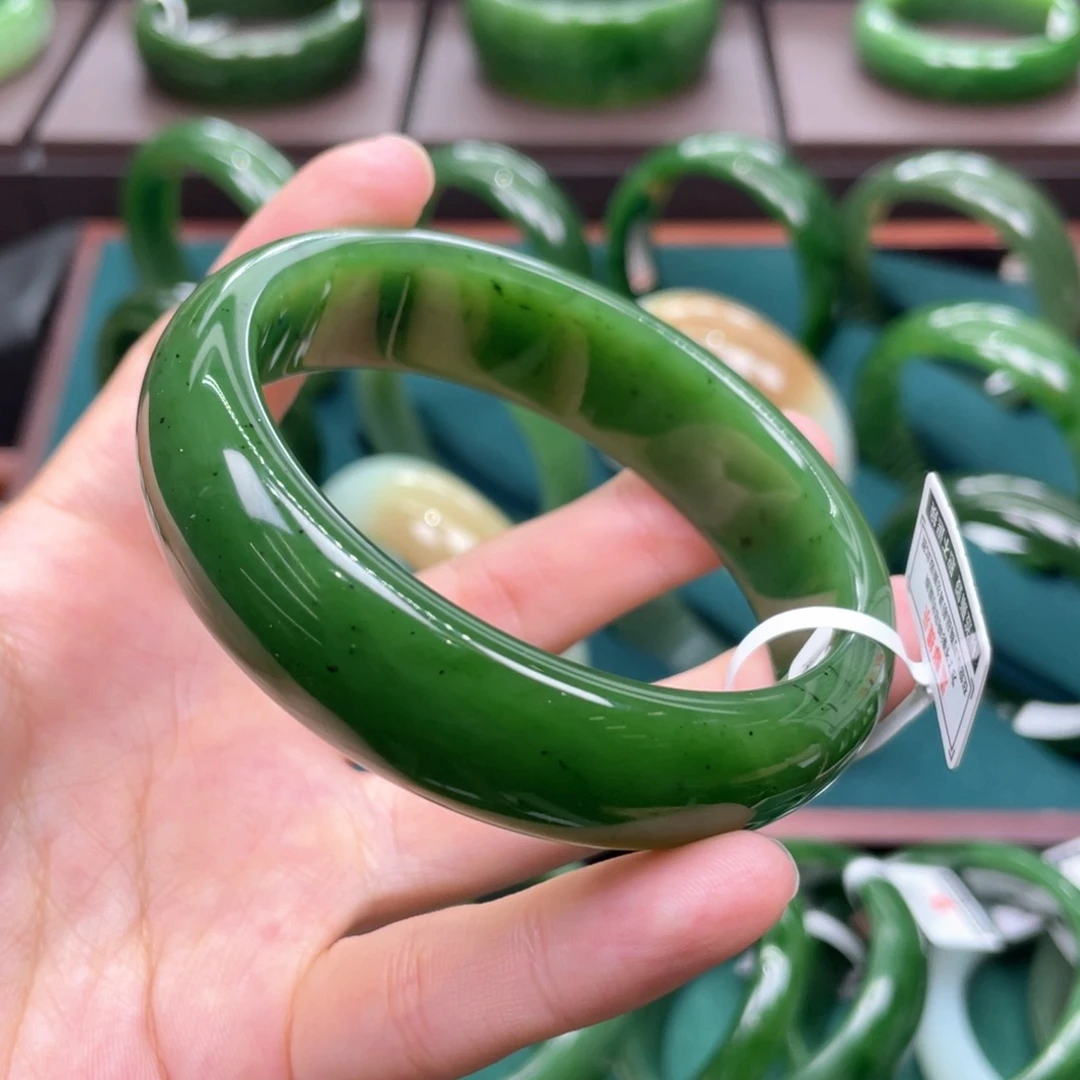 和田玉（碧玉）未镶嵌手镯5960