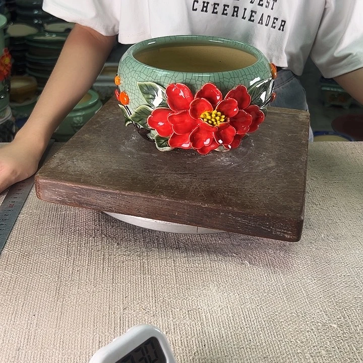 泳坤堂石湾盆陶瓷