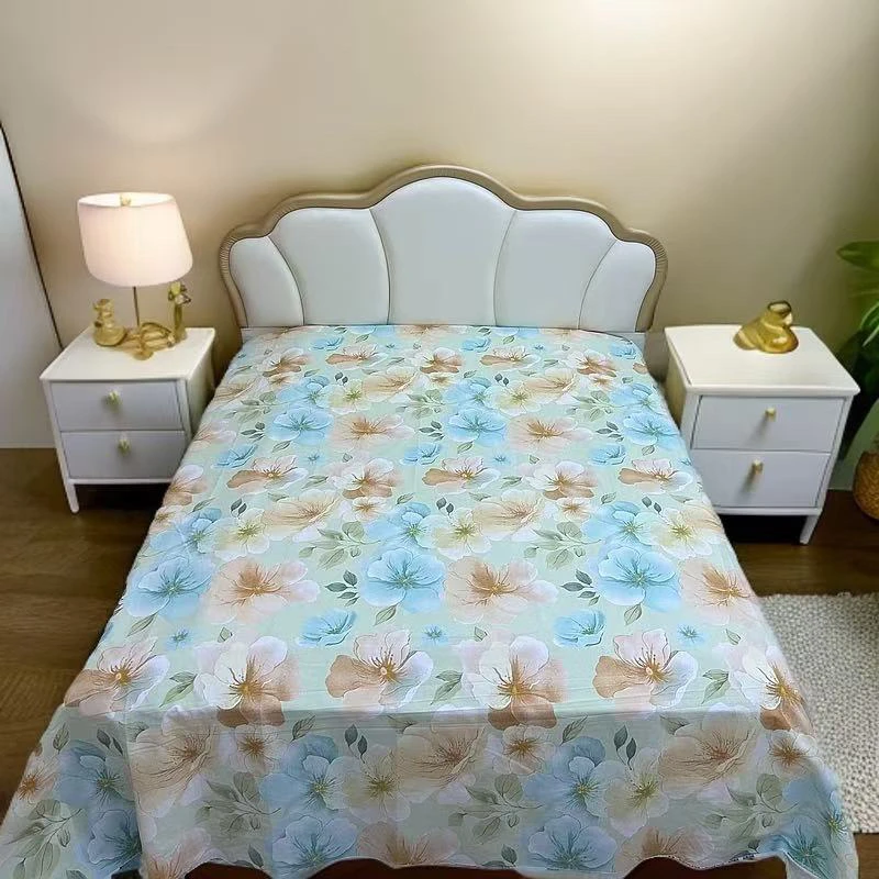 2.5米床单 正宗山东大帆布 细纱四股原棉粗布 吸汗透气【玉芙蓉】