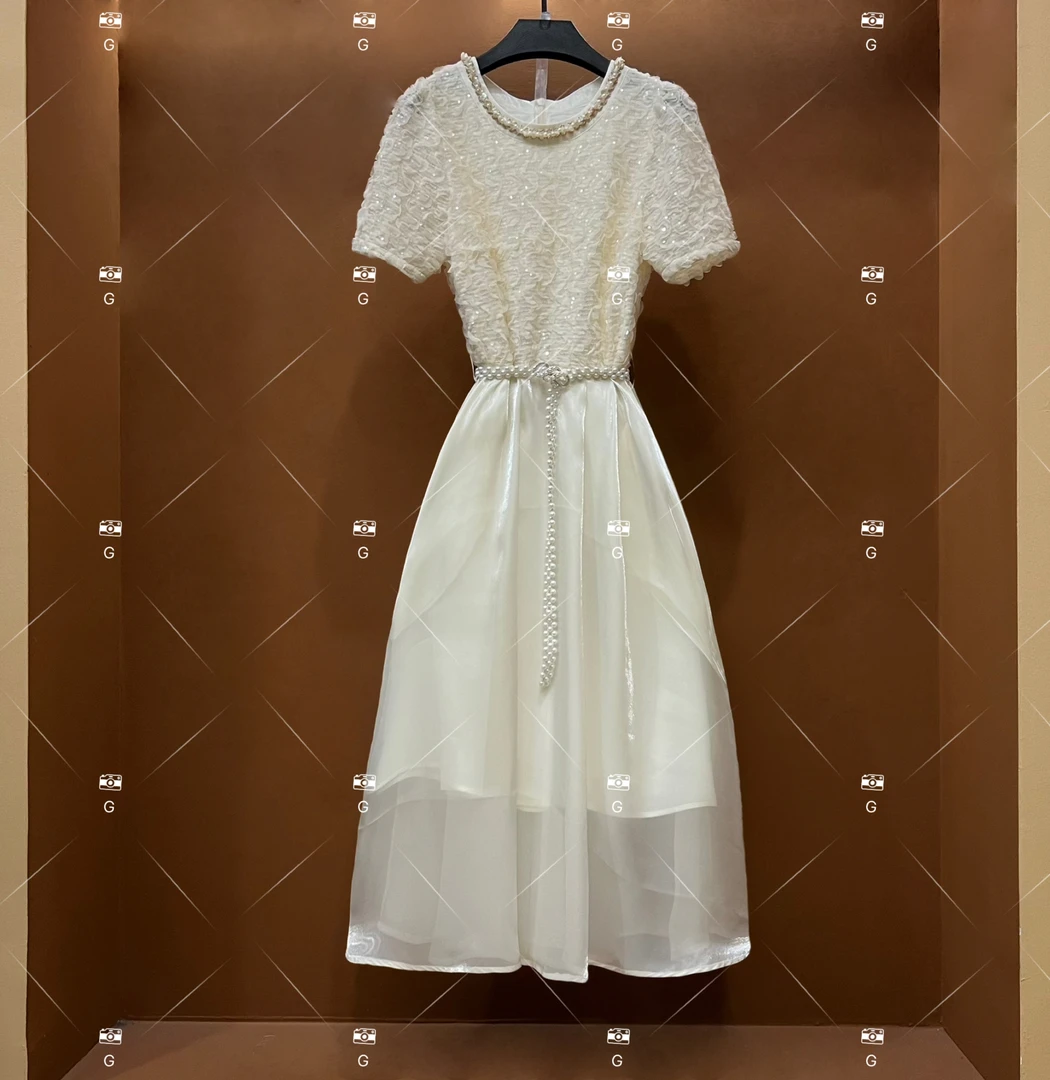 【M】春夏丨设计师轻奢气质印花女士连衣裙 GS-55085