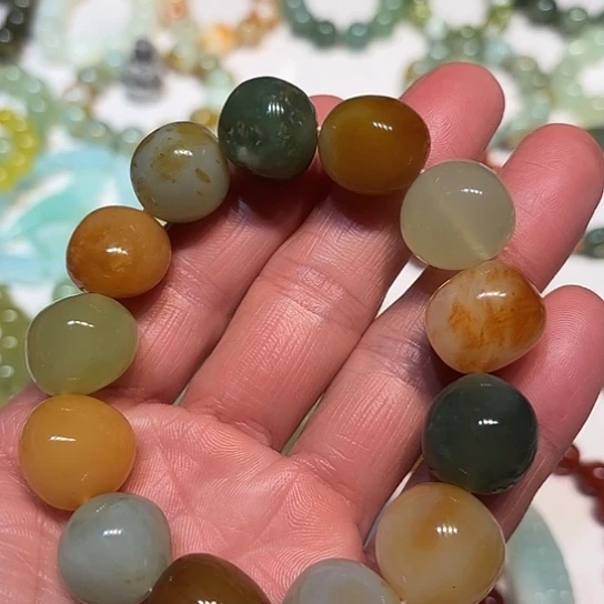 蛇纹石玉未镶嵌手串