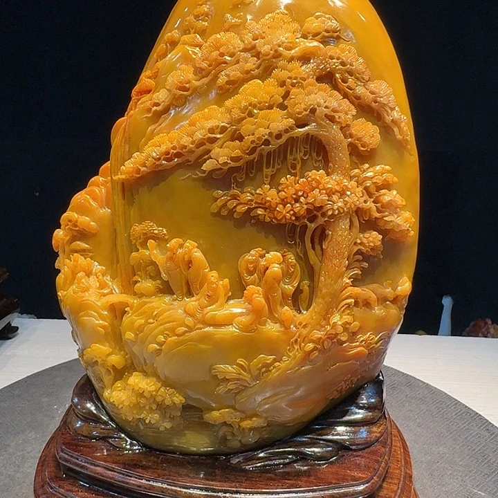 国***馆寿山石寿山石摆件