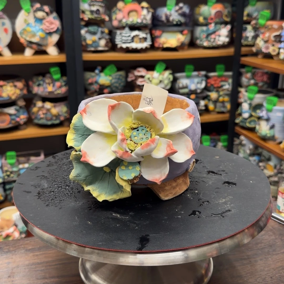 【闪购商品】陶瓷女*粗陶手捏