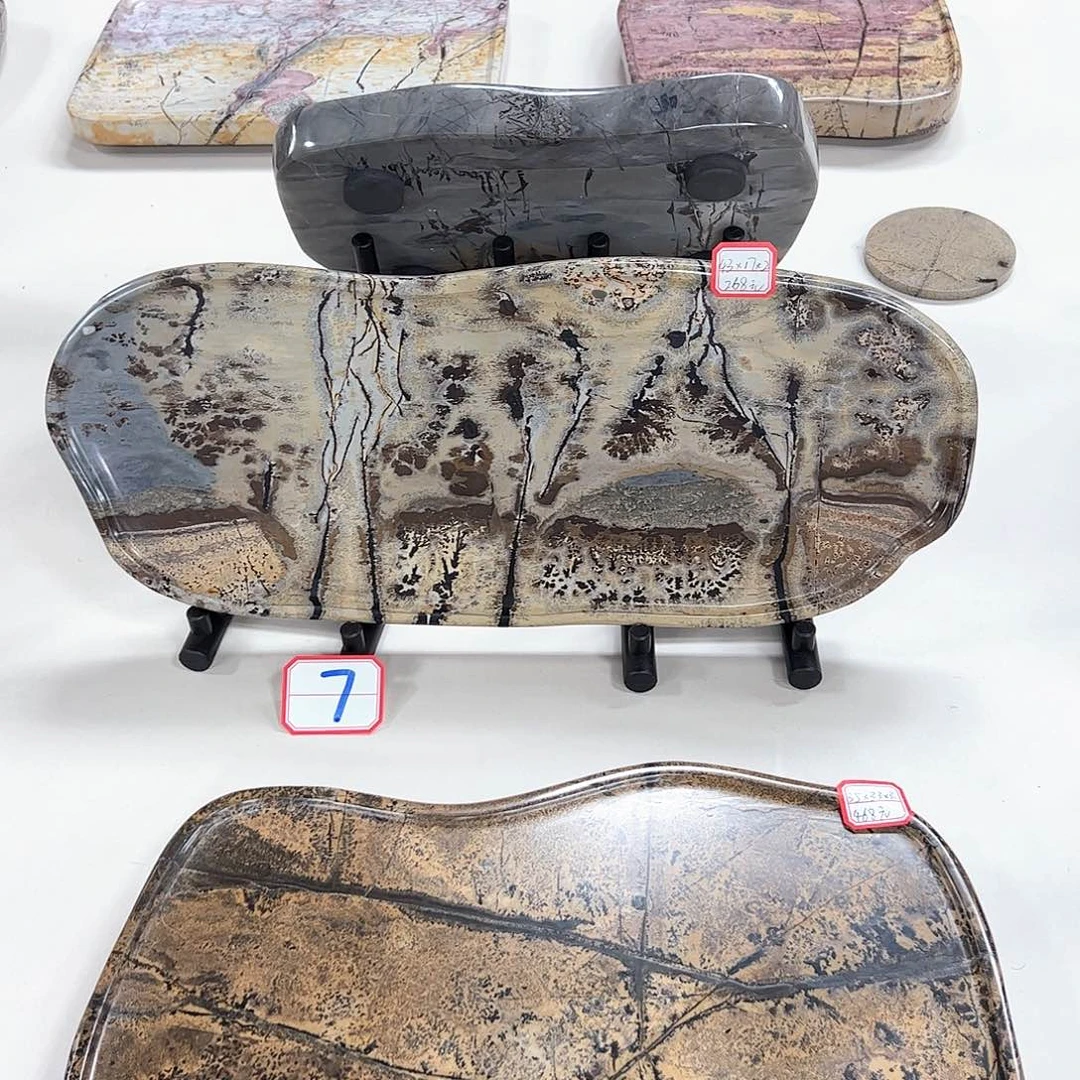 广西石天然国画石干泡台