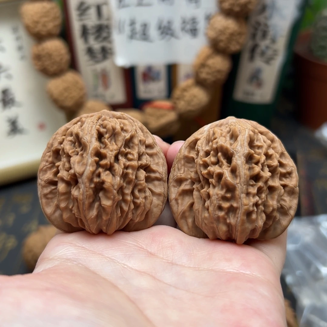 把件文玩核桃43全品四座楼