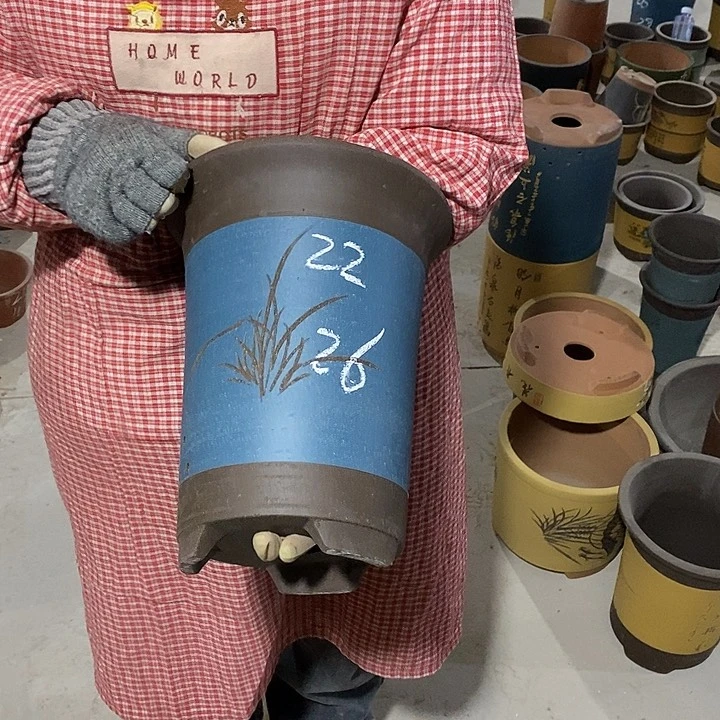 紫砂花盆紫砂花盆