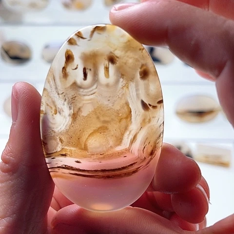 【闪购商品】玛瑙/玉髓珠宝半成品未镶嵌