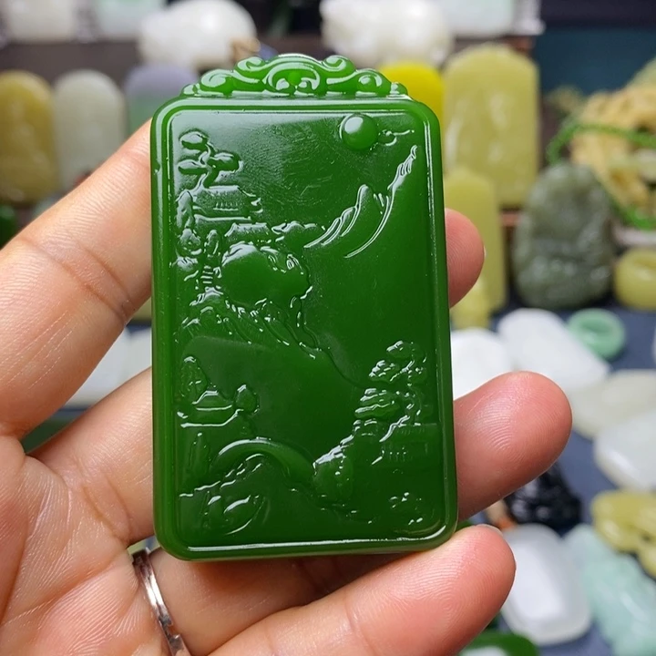 吊坠(不含链)未镶嵌和田玉