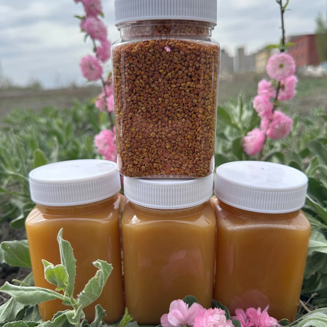新疆结晶土蜂蜜（纯正划算）买3瓶送1瓶红花粉