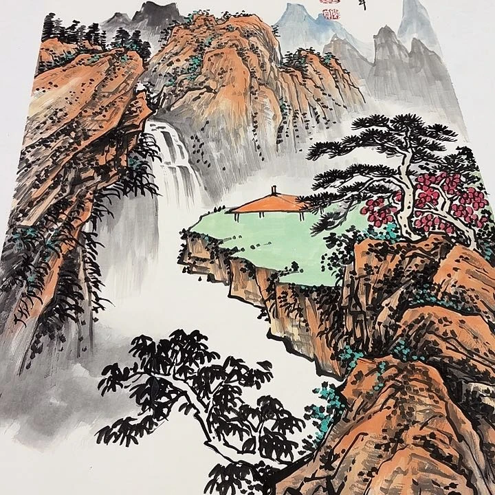 国画姜国华国际原作