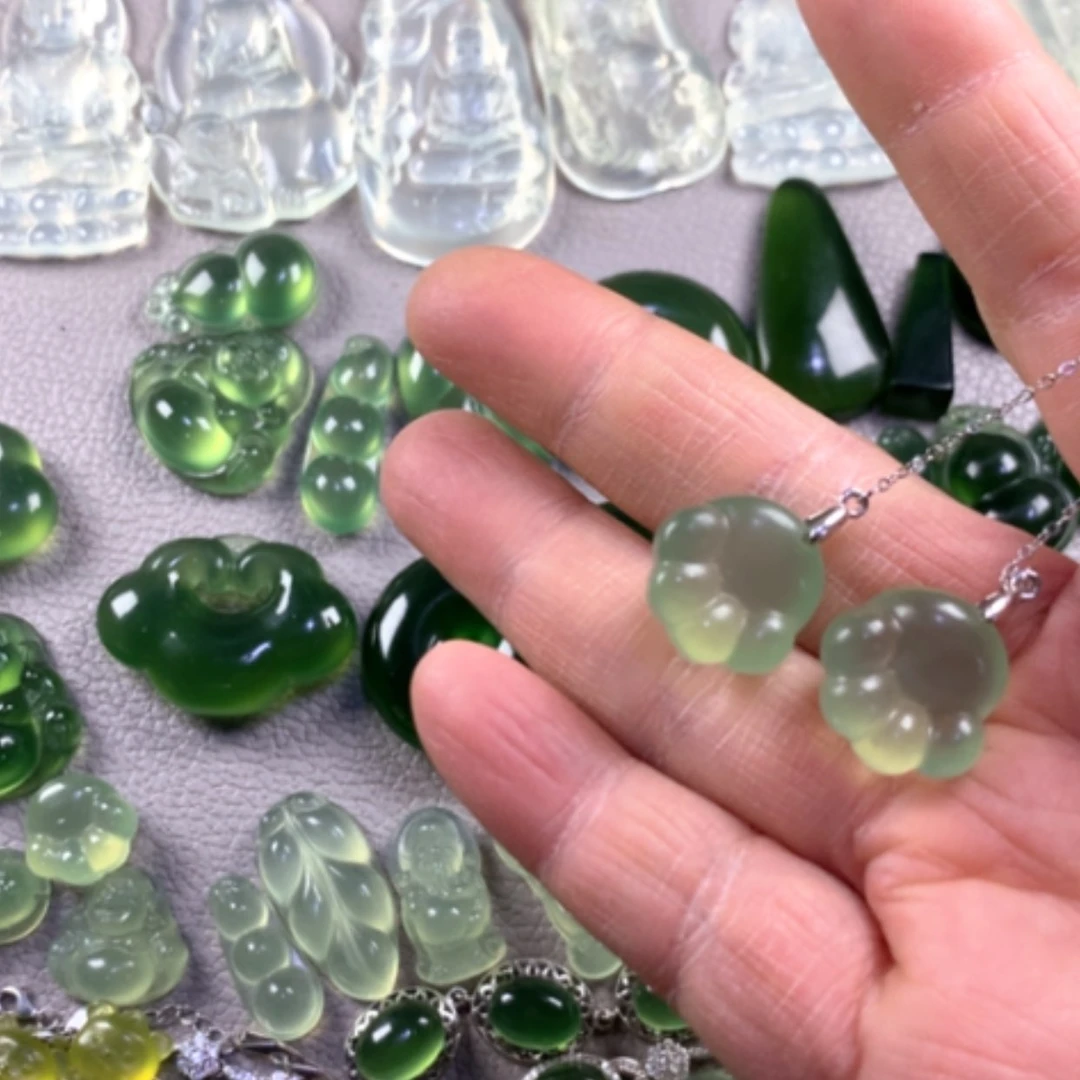 【闪购商品】蛇纹石玉岫玉未镶嵌