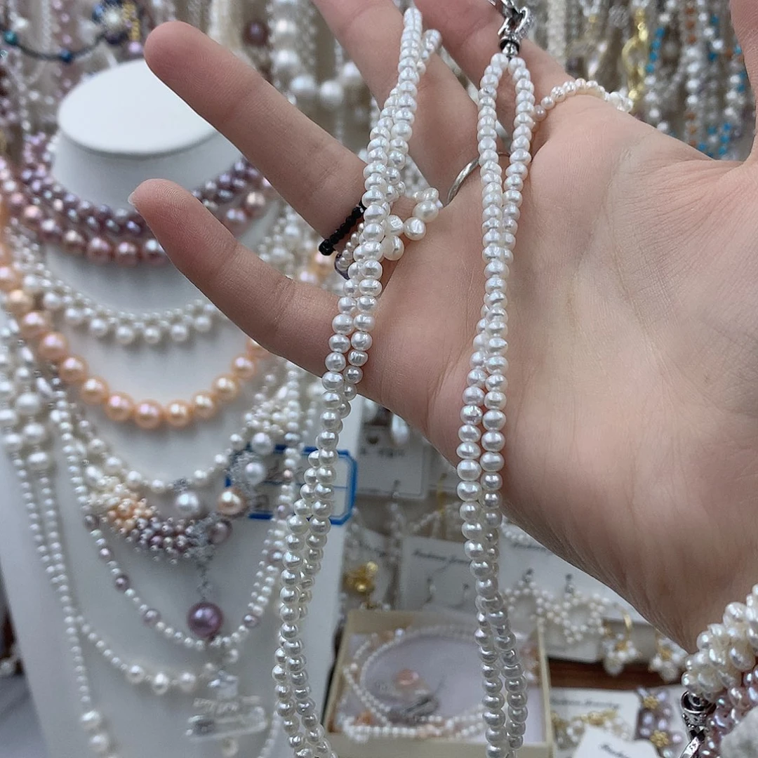 咖***喱淡水珍珠银S925镶嵌耳饰