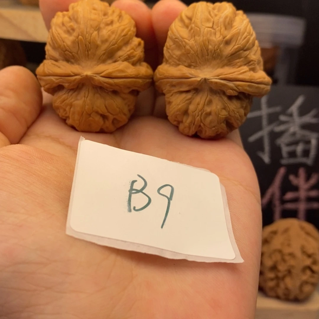 B9元宝核桃43左右细微黄尖介意勿拍