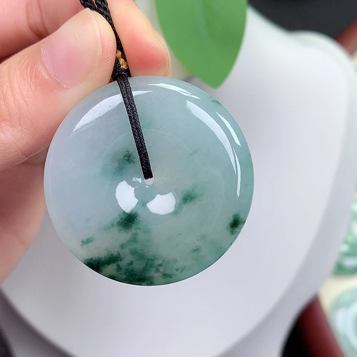 颈饰未镶嵌翡翠平安扣 36.1-6.5mm