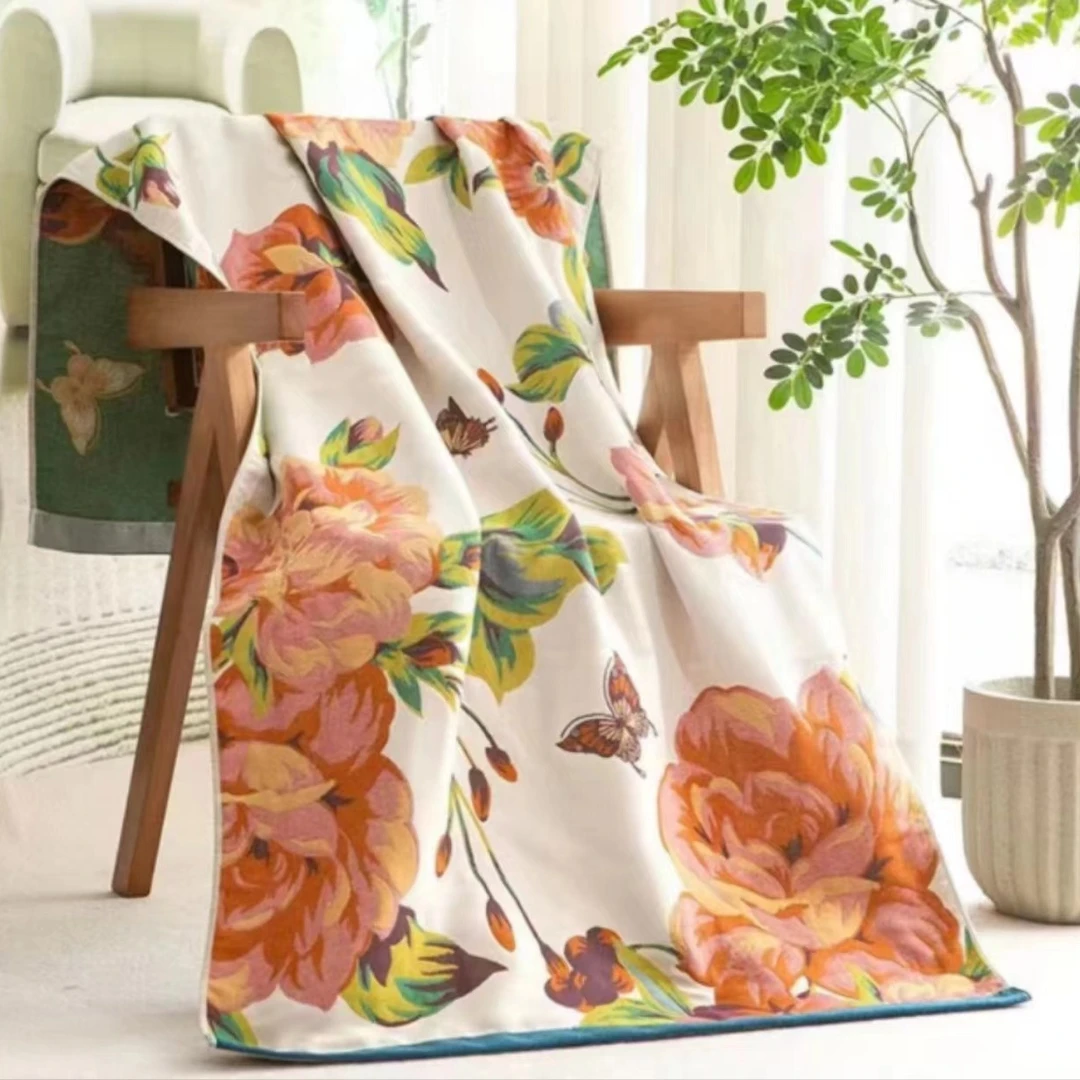 【新疆包邮乌市直发】五层纱布浴巾吸水速干沙滩巾成人家用澡巾