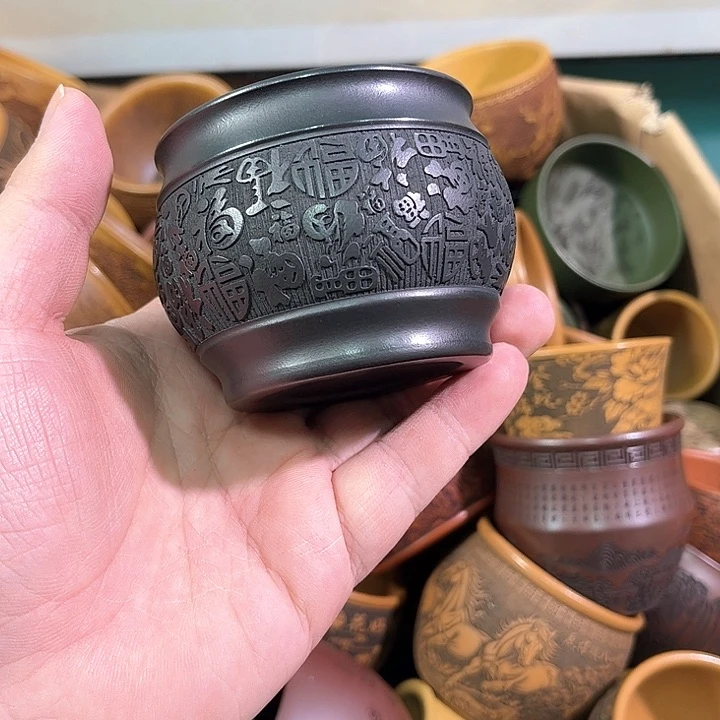 茶杯紫砂全手工紫砂主人杯