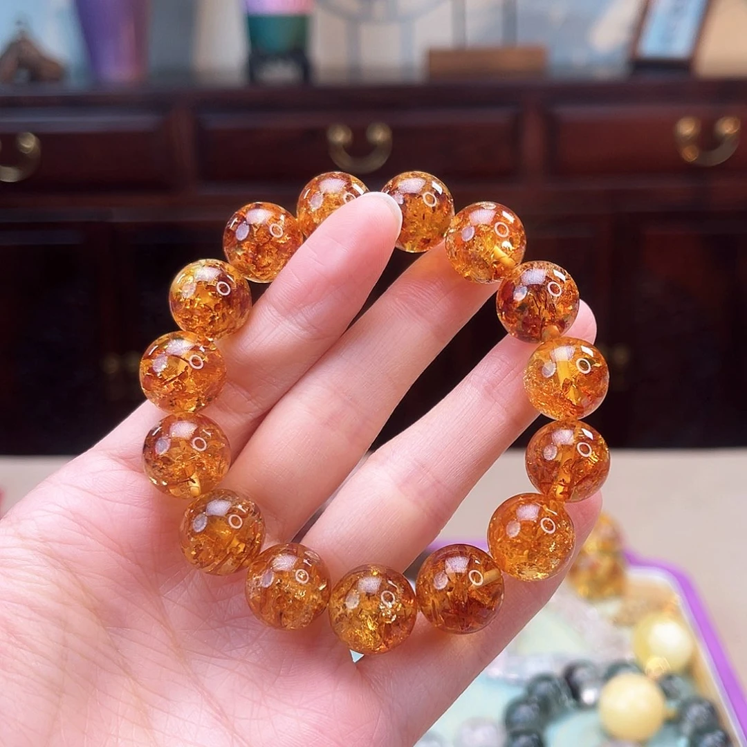 未镶嵌琥珀手链琥珀