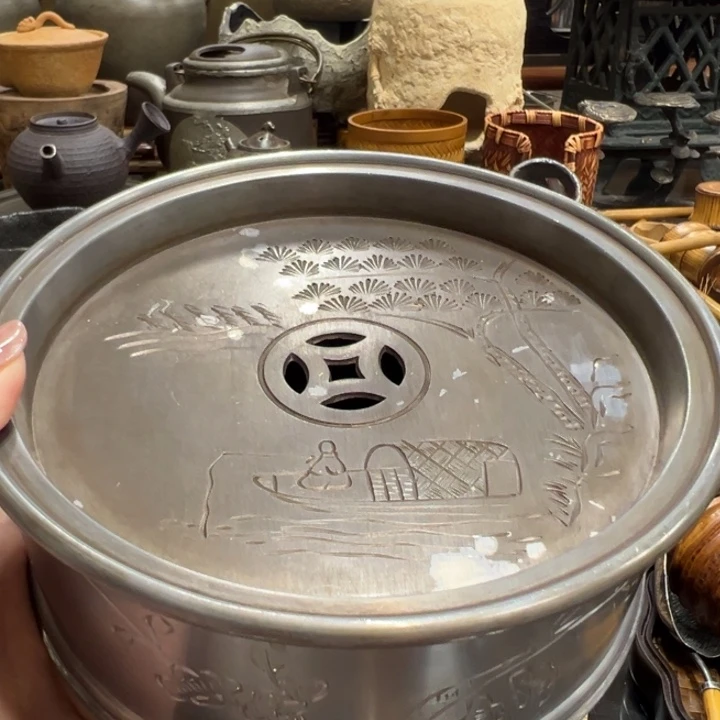 锡制茶船茶器茶器