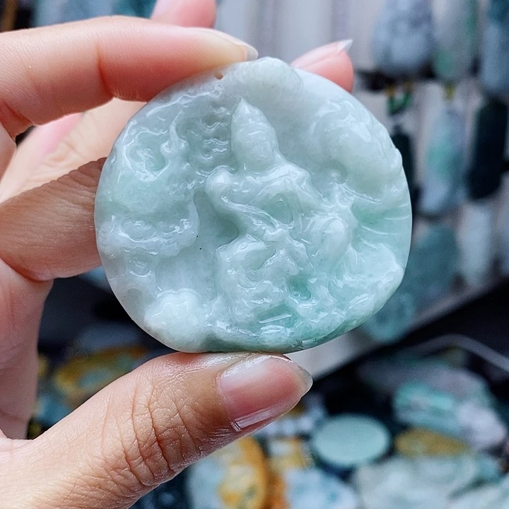 翡翠未镶嵌颈饰翡翠