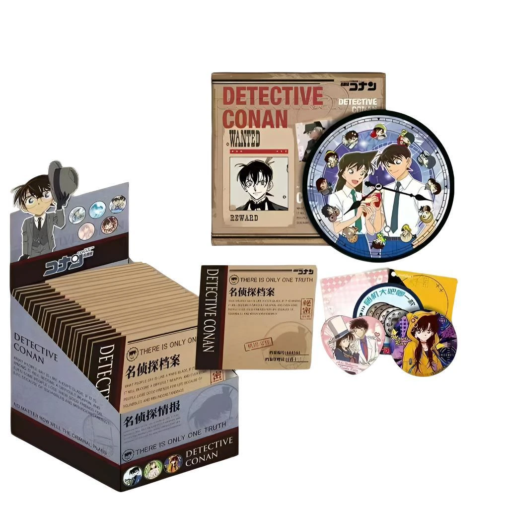 F【平拆】七号文创第二弹 绝密档案 名侦探柯南收藏徽章 国谷二创