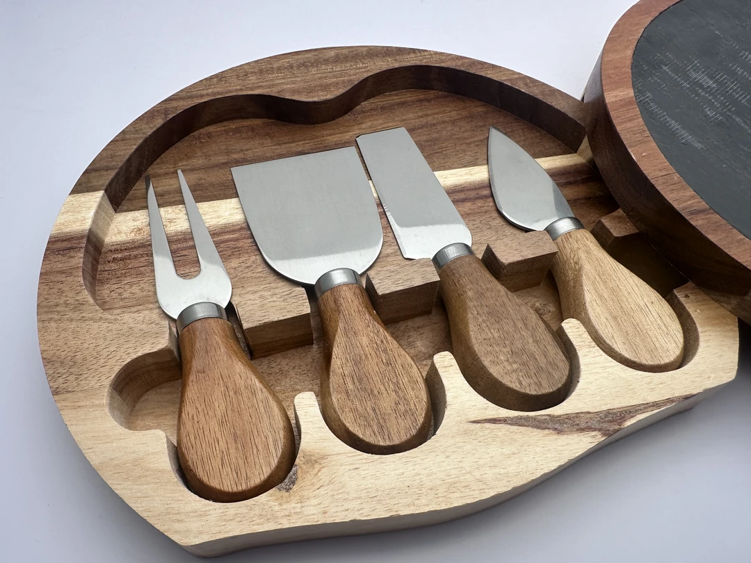 外贸尾单 圆盘刀叉盒装