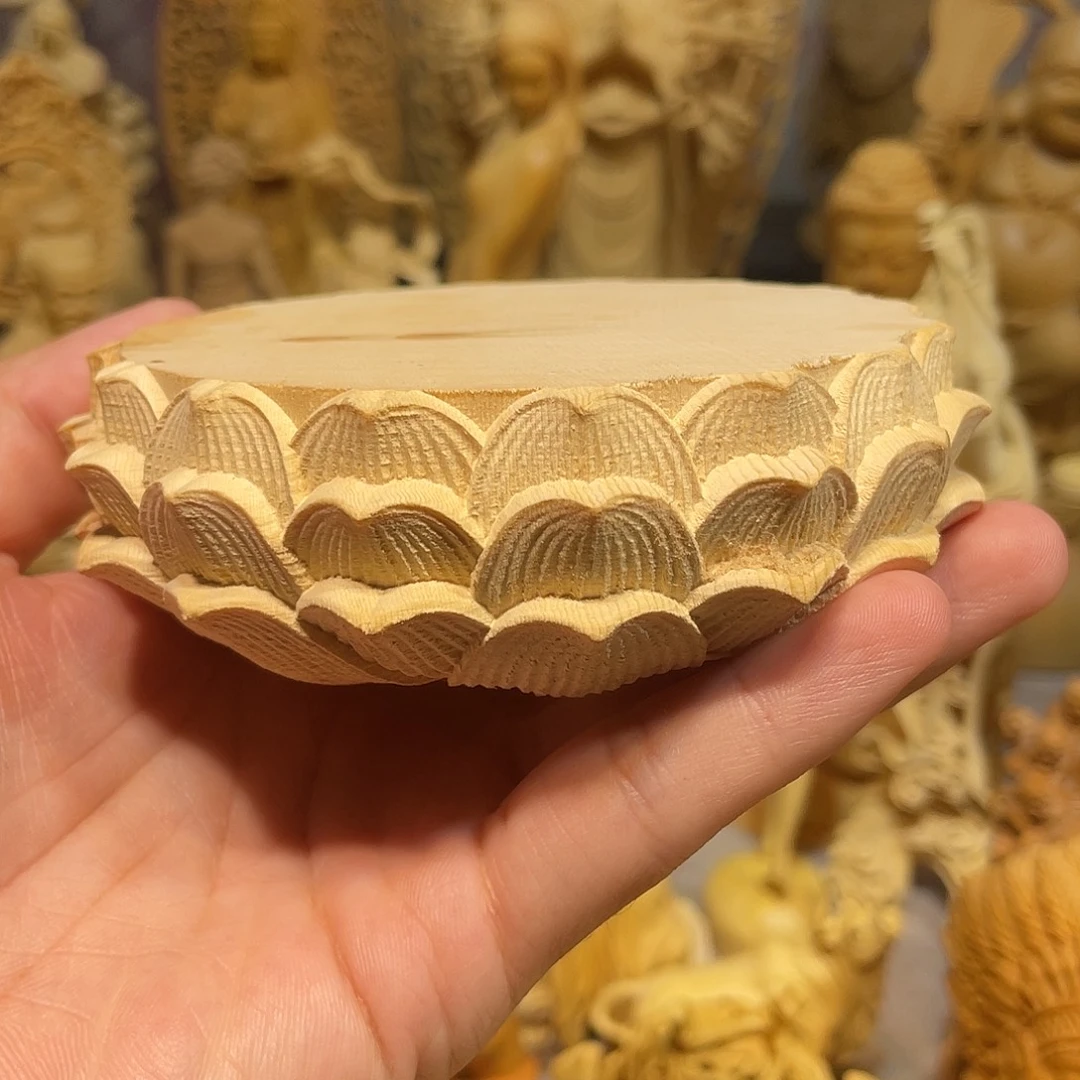 黄杨木瑕疵莲花座