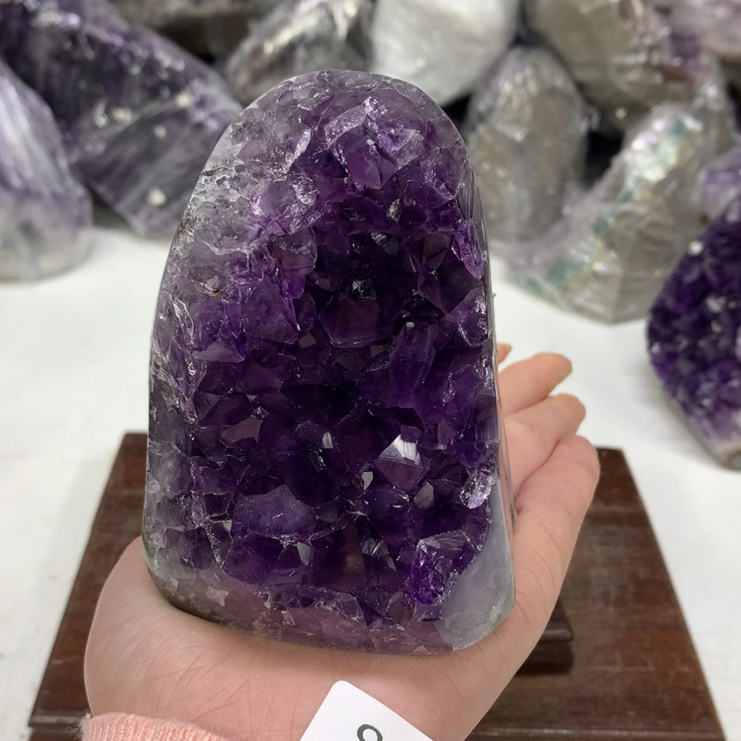 紫晶摆件未镶嵌水晶