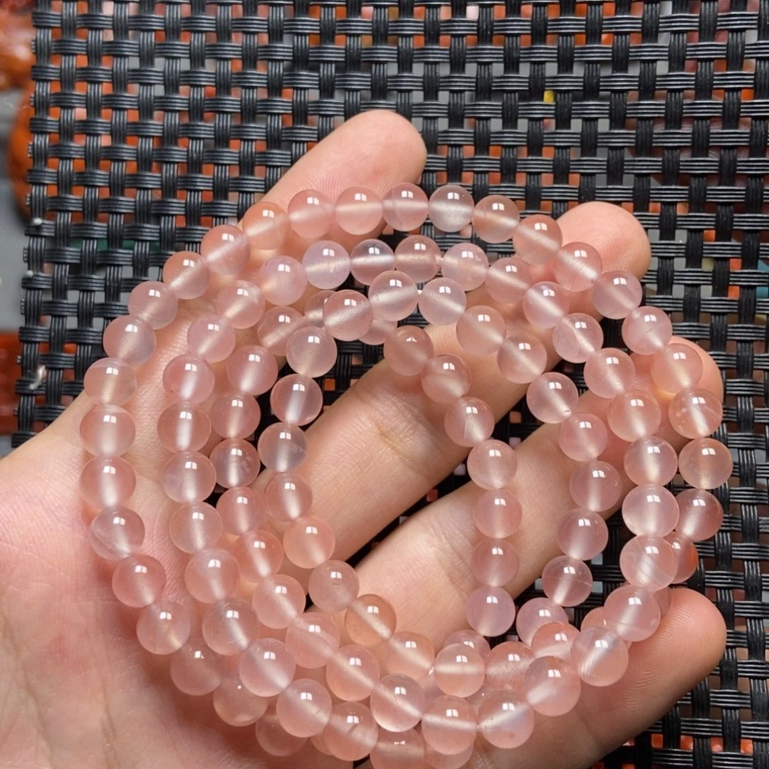 南红玛瑙未镶嵌手链6+’mm