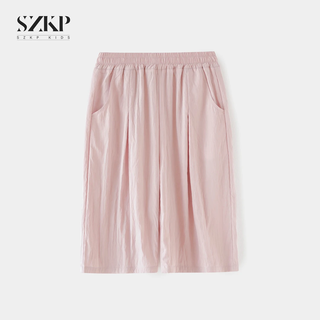 2025儿童夏款短裤女童休闲裤夏季阔腿薄款大童速干短裤DTX1041