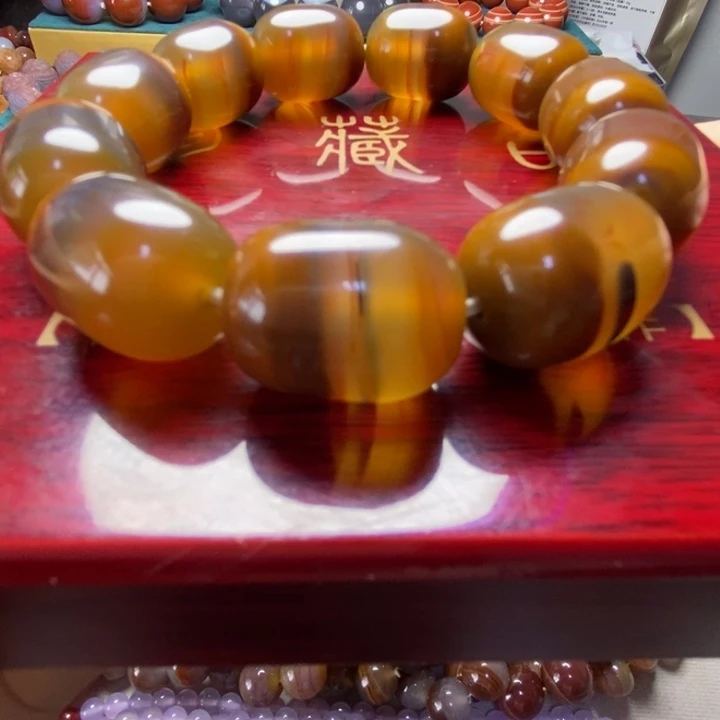 未镶嵌手串玛瑙/玉髓