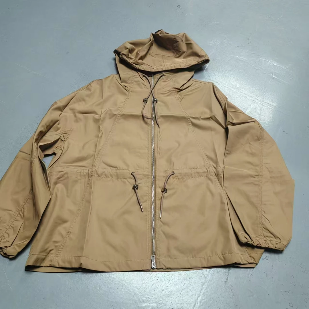 【南油玲姐】卡其色连帽外套84161