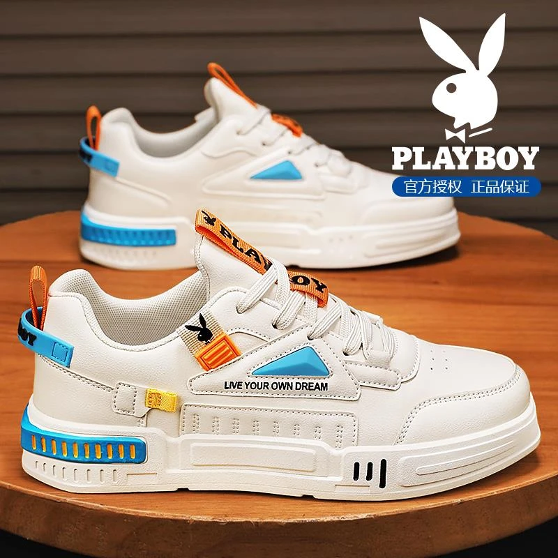 花花公子鞋子男款爆款2025新款冬季保暖运动休闲潮流轻便软底板鞋