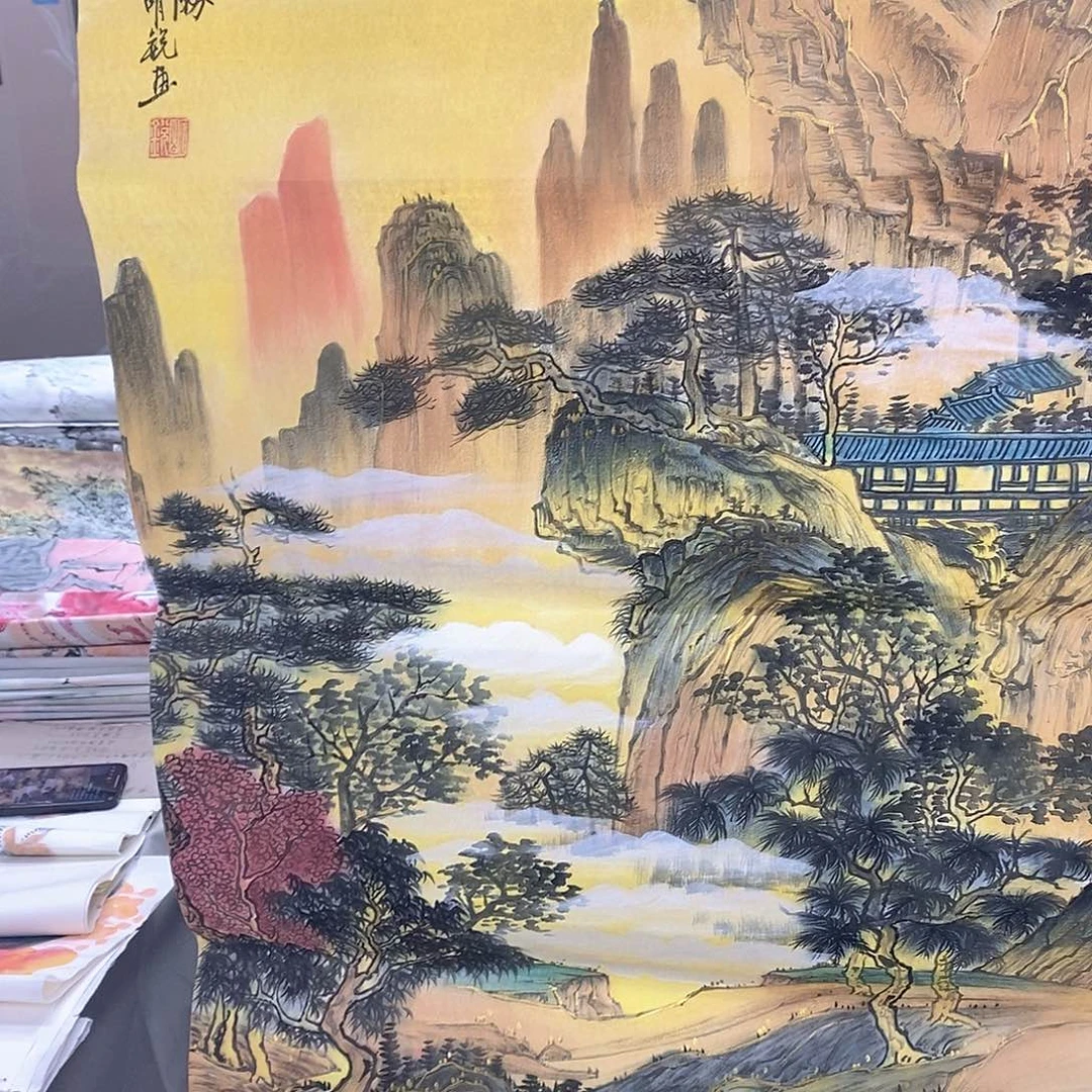 国画国画作品手绘