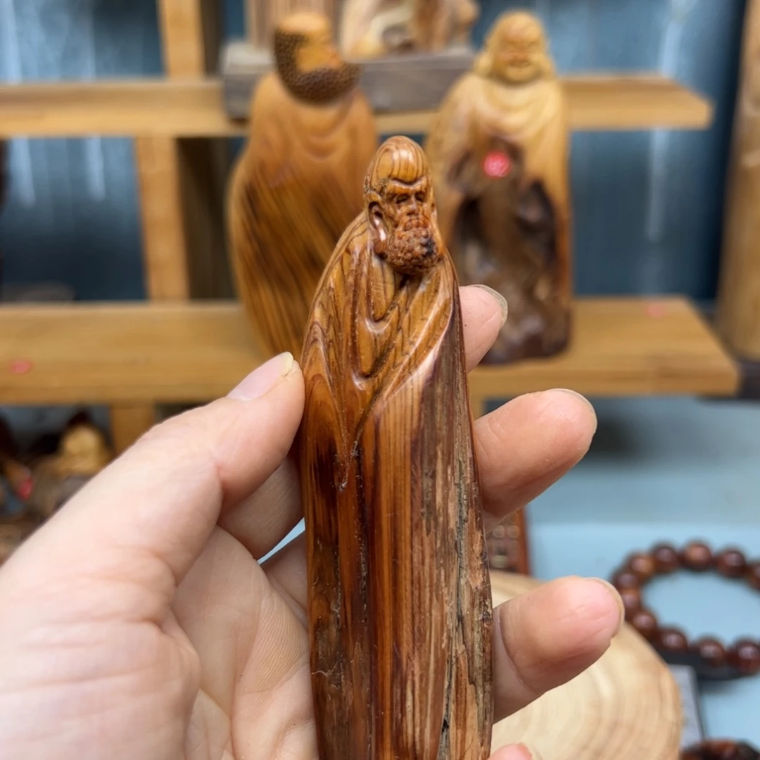 柏木崖柏木摆件手把件，64