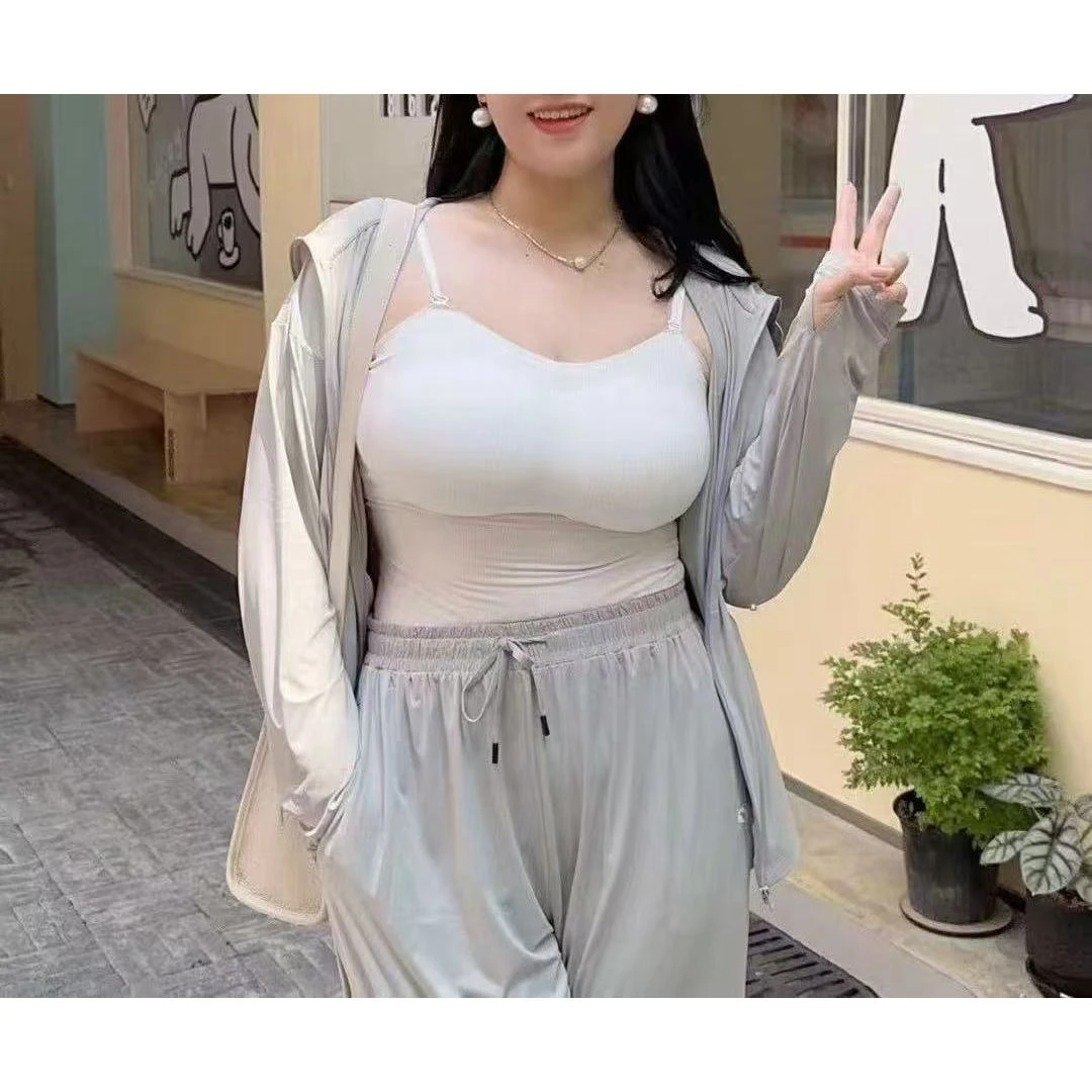 王富贵儿家（自留）大罩杯吊带女内衣背心胸垫文胸下垂聚拢66