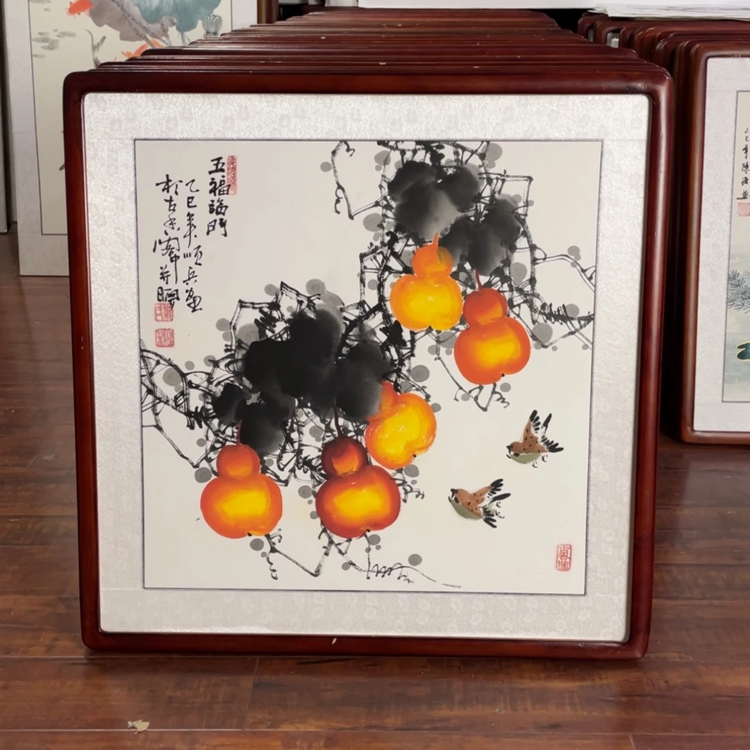 国画带框尺寸63*63厘米