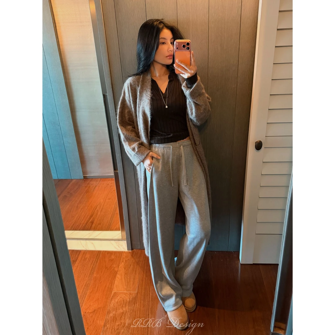 RRB Design「升级神裤」加厚保暖磨毛立裁显瘦百搭香蕉裤镰刀裤