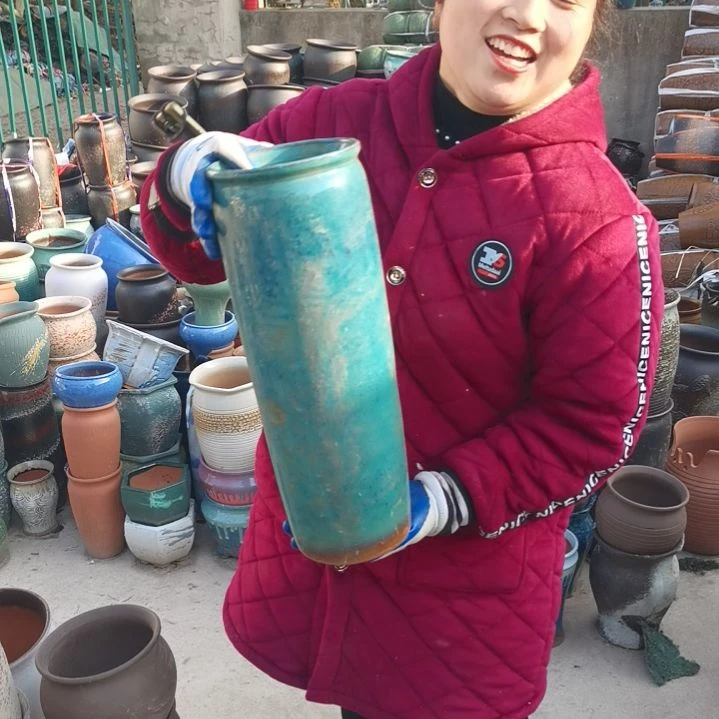 红陶口14高42瑕疵