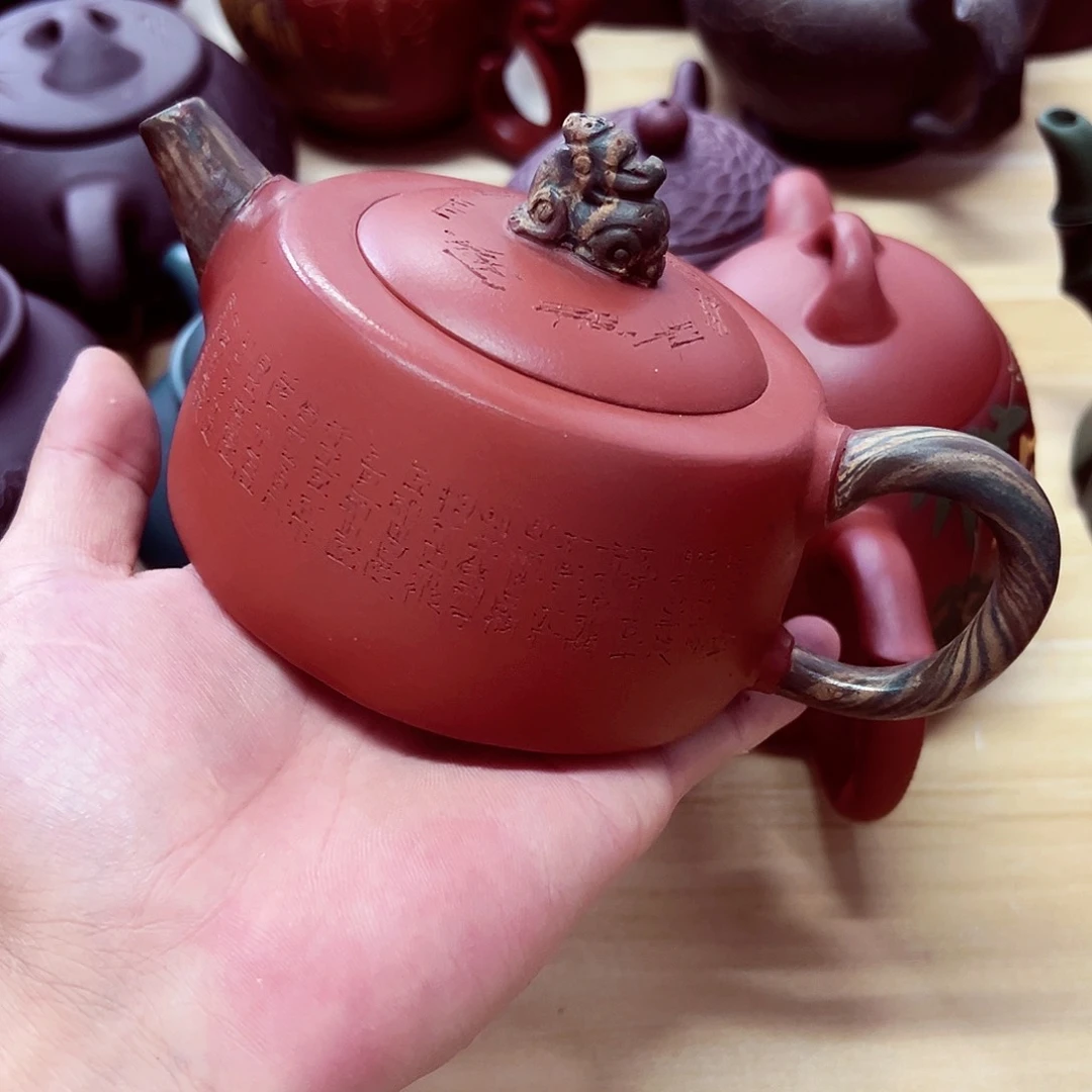 茶壶紫砂宜兴原矿紫砂壶手工制作