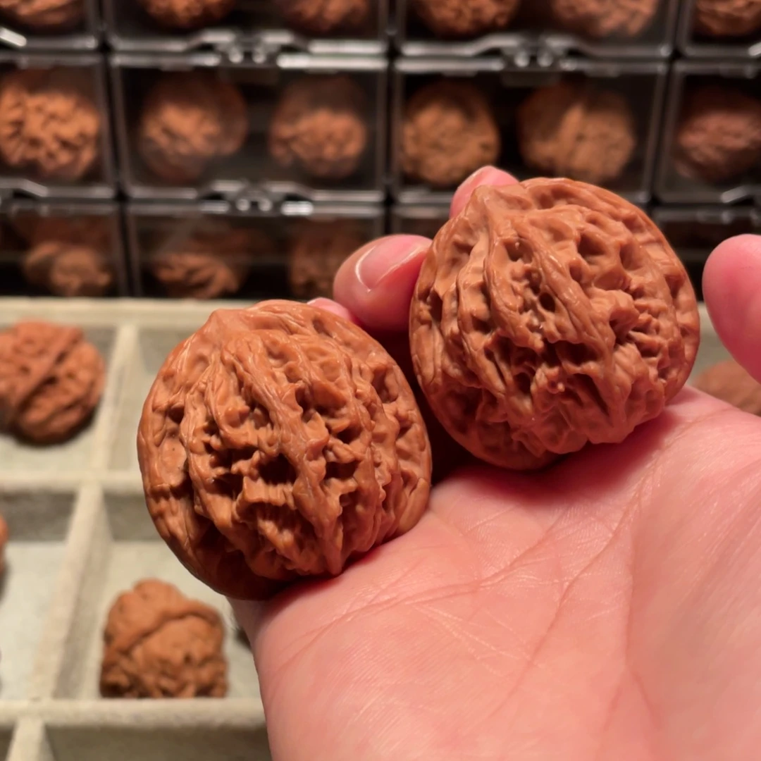 零***.文玩核桃把件虎头42